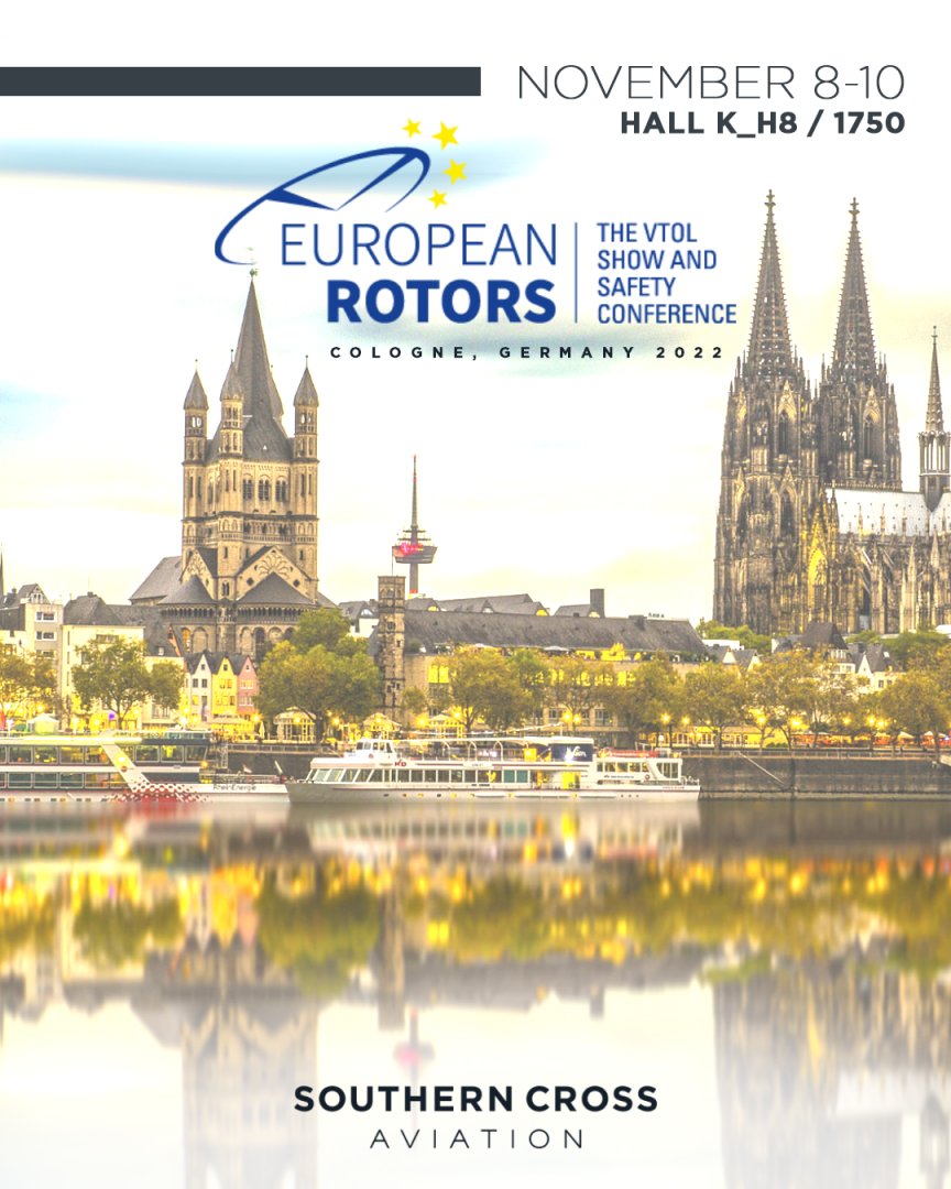 SCrossAviation's tweet photo. Next week, November 8 - 10, we will be in Cologne, Germany at @europeanrotors !
::
Comment below if you are going to be there ⬇And make sure to stop by our booth #1750!

#europeanrotors #scaaviation #globaltour2022 https://t.co/oxKbNb4Q63