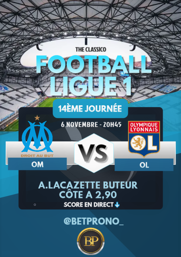 BetAnalyst_'s tweet photo. JOUR DE CLASSICO ! ⚽️🇫🇷

Très belle rencontre ce soir entre les deux olympiques, du beau jeu de prévue ! 🔥

Un petit (❤️) me ferais extrêmement plaisir la présentation que j'ai fais personnellement ! 🫶

❤️ SI TU SUIS ! 

#TeamParieurs #TeamParieur https://t.co/e4Aj39CoAM