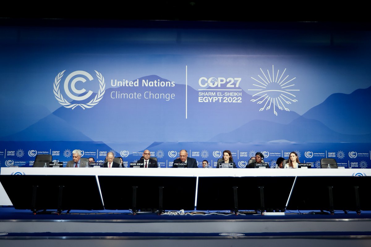 COP27 tweet media