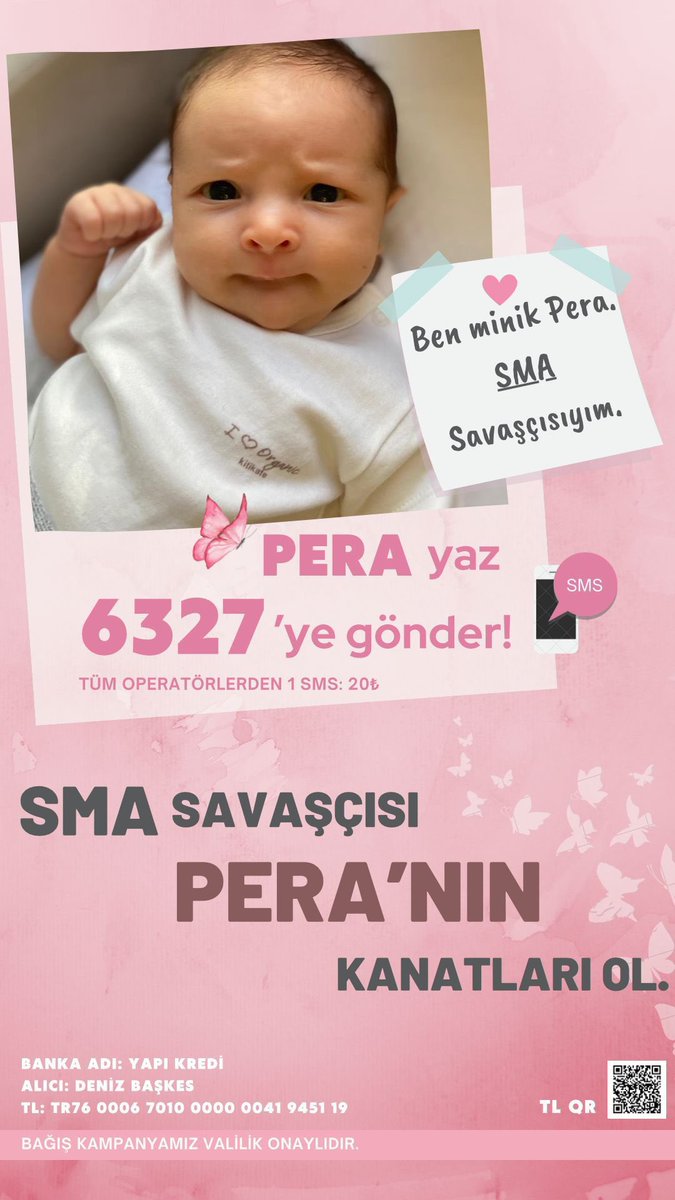 #BeraberYaşatacağız Pera ilk erken tanı konan en küçük bebek. Şuan 3,5aylık.Eğer bu ilacı hemen alırsa %100 fayda görecek Peramız. Desteklerinizi bekliyoruz. <a href="/sma_pera/">Pera Asuman Öğüt</a>