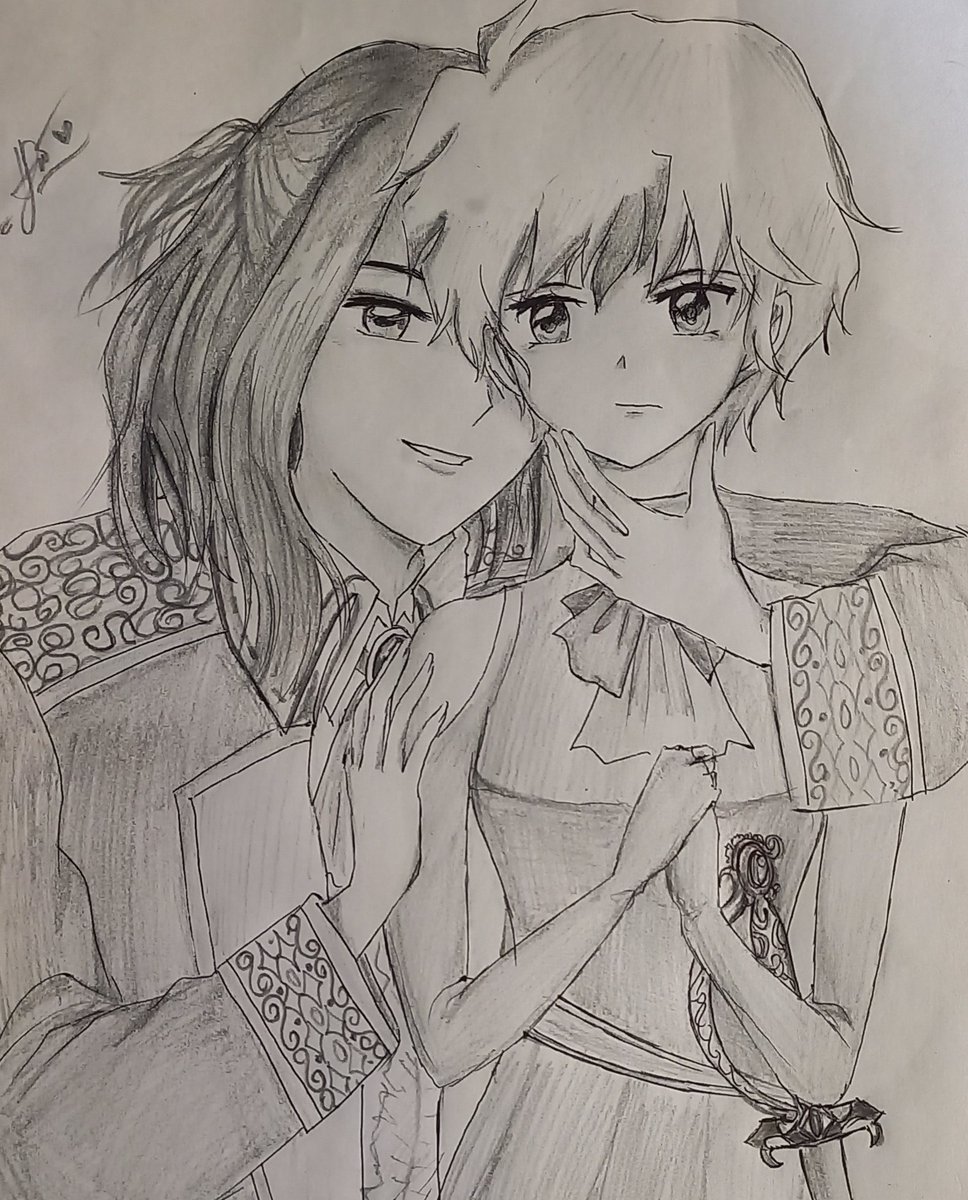 Hu78210803's tweet photo. A little sweet😘
        
T: Riku, what are you doin'?
R :Nothing, I just want to be with you,my dear princess ~
T: ?!! ( what's wrong with him 😳)

#towa #riku #yashahime #半妖の夜叉姫感想投稿キャンペーン #半妖の夜叉姫 https://t.co/IFdtUVK87a
