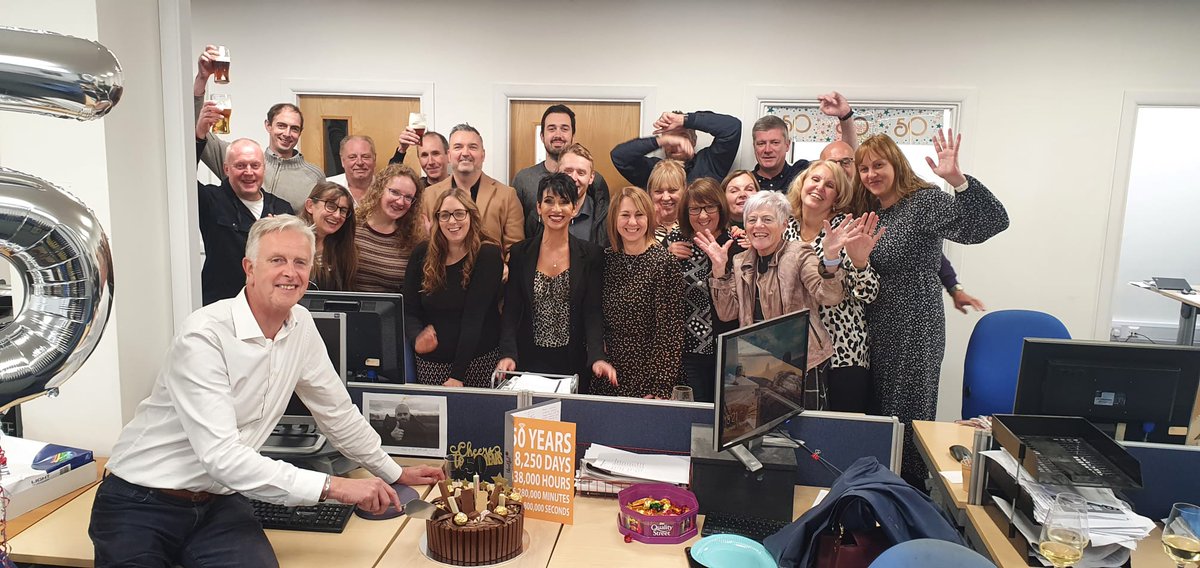 GarethAtWork's tweet photo. Today marks 50 years with the @rotherhamtiser for @JamieOllivent! 
That's not far off a third of the paper's existence since 1858. Amazing stuff.
We had a little @ChantryBrewery-fuelled shindig in the week to celebrate... https://t.co/HcS2sFf4zf