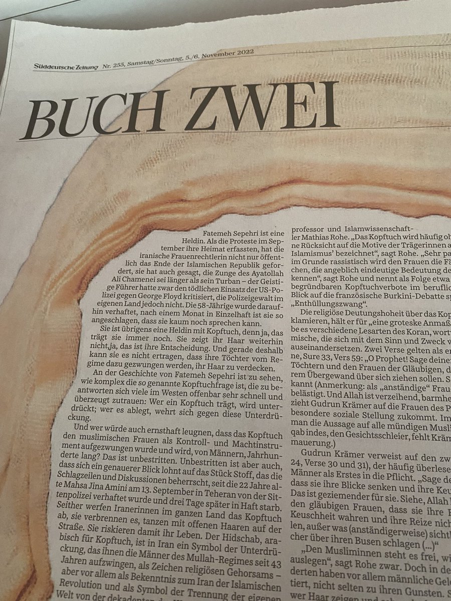 hebablog's tweet photo. @dunjaramadan @SZ Ich lese gerade dieser Artikel und bin total beeindruckt! Dann habe ich deinen Name gesehen. 🎉 https://t.co/wKPwY4653E