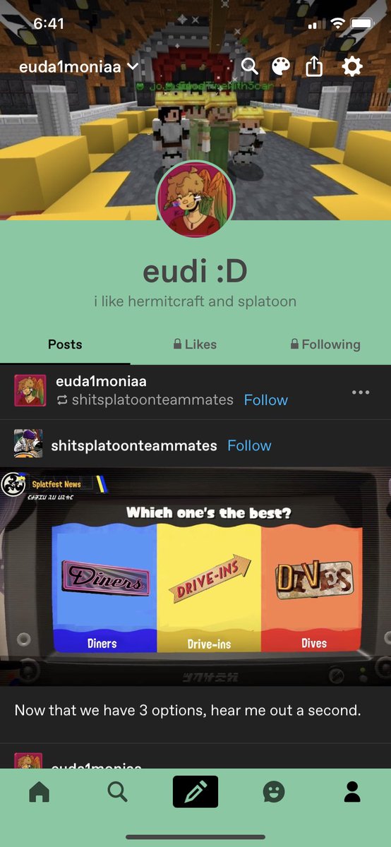 Euda1moniaa's tweet photo. Okay so twt bein stoopid >:(
Here’s my insta and my tumblr for all my moots and those who do want to follow <33 https://t.co/eYb7wcDxR1