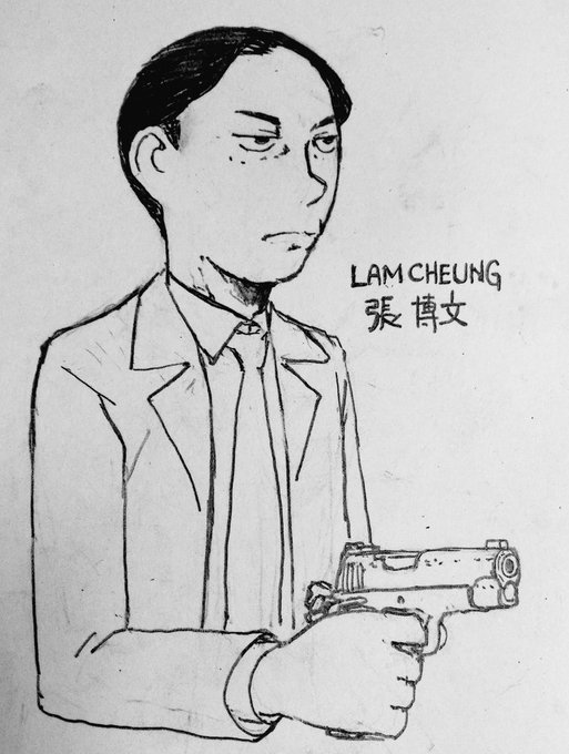 【今週のラム・チャン】
1988年香港映画『さらば英雄3』に、
珍しくシンジケート壊滅に奮闘する刑事役で登場。
本人はラストシーンまで、自分の役は組織の殺し屋だと思っていたというのは有名な逸話。
『ダークスーツも着ないでサングラスもかけない、なんだか変だなあと思ってました』とは本人談。 