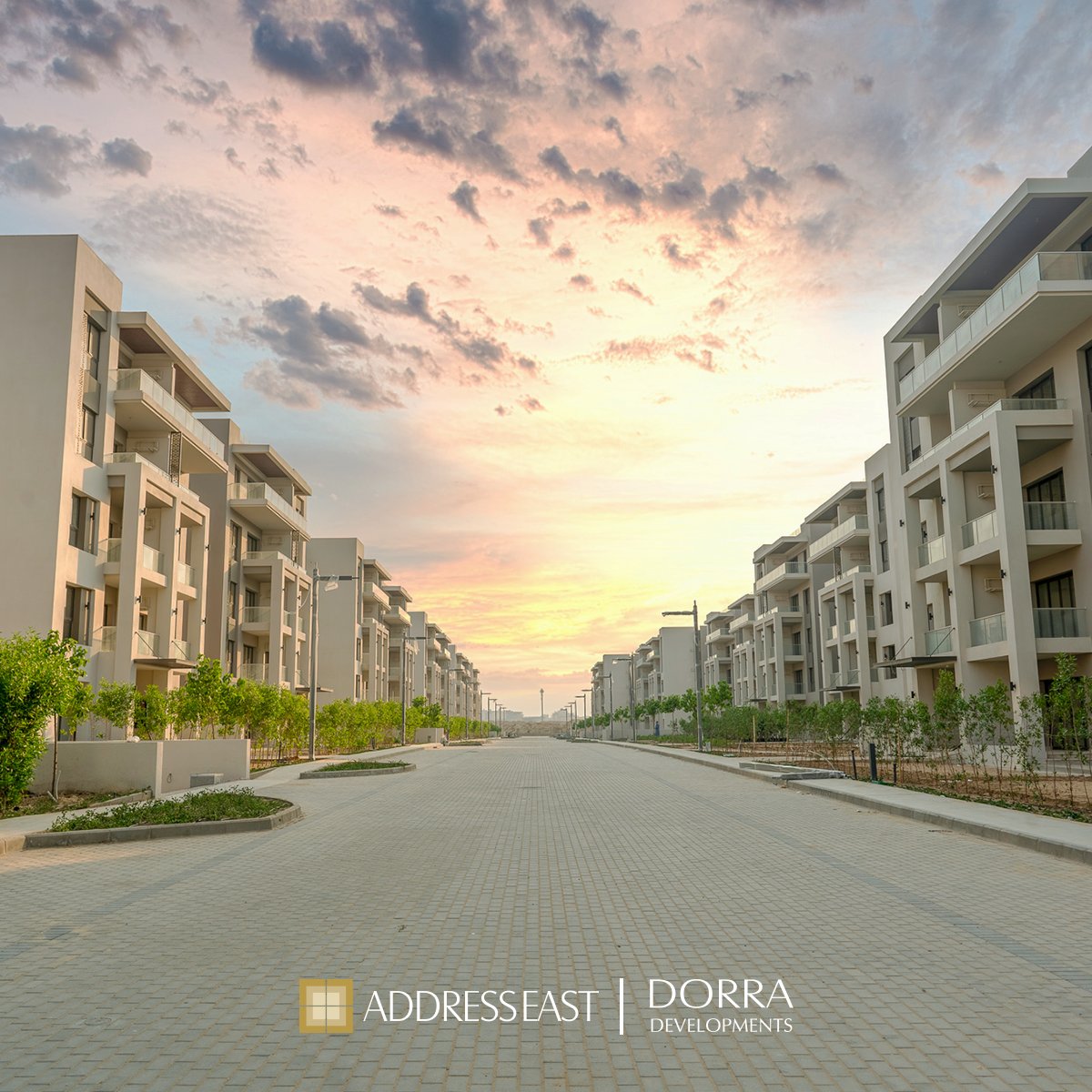 TheDorraGroup's tweet photo. #AddressEast is a distinctive residential compound located in New Cairo. Its fascinating exterior design was crafted by #DORRADevelopments and built by @CrcDorra, and has resulted in a landmark project offering homeowners remarkable architecture, and modern facilities. https://t.co/2S58BP6h9b