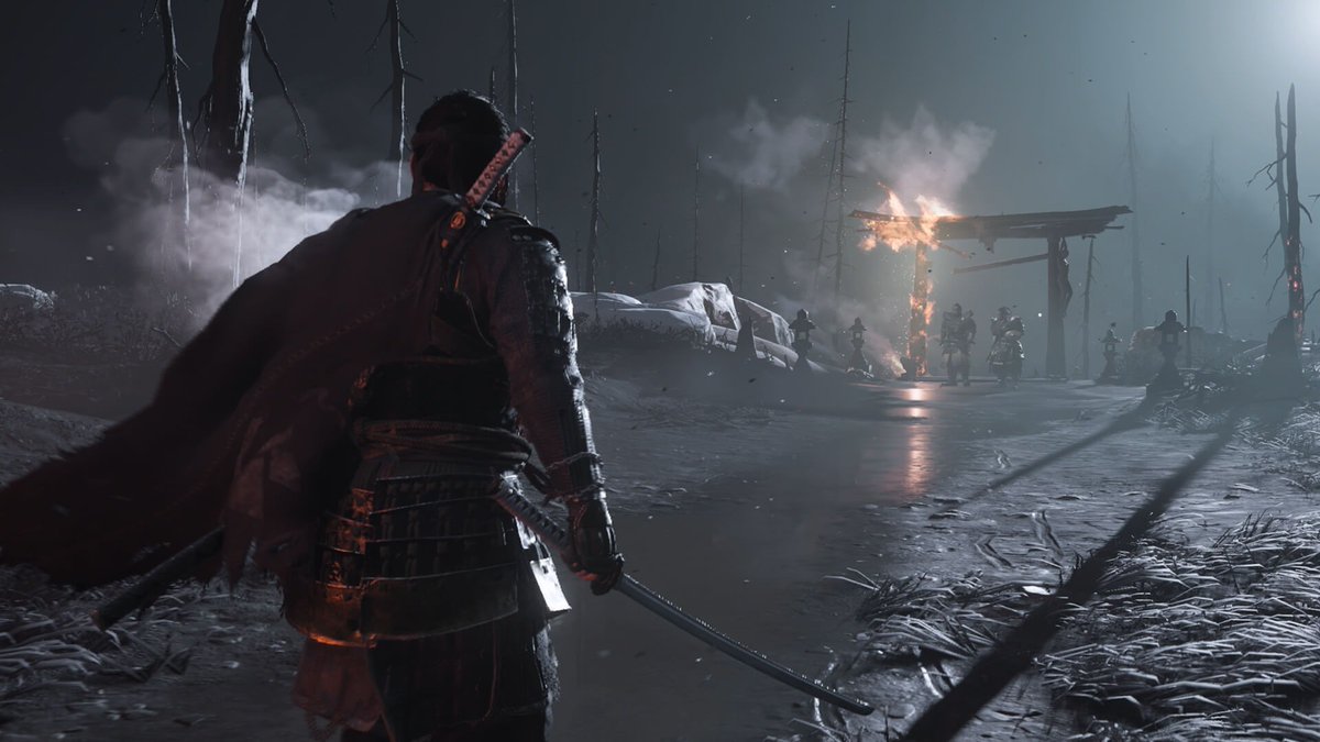 meuplaystation's tweet photo. Ghost of Tsushima, PS4. (2020) https://t.co/Ty8WSI9Pv3
