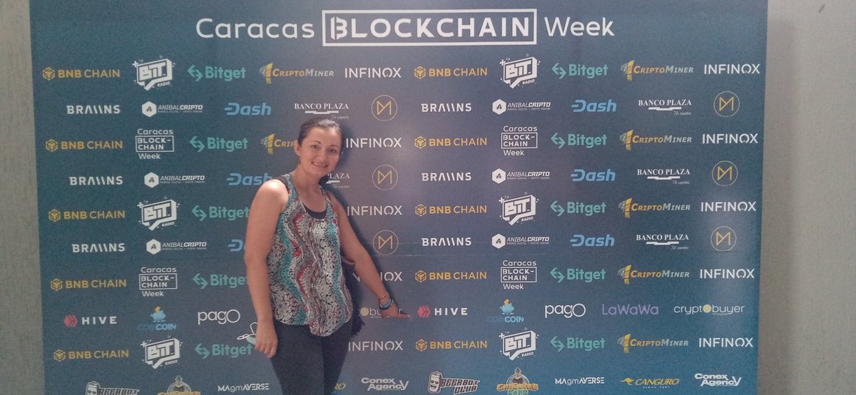 Agradecida por haber asistido a la #CaracasBlockchainWeek una experiencia súper agradable, conocer a tantos hivers es invaluable. #HiveEnLaCBW presente 🔥🔥🔥🔥