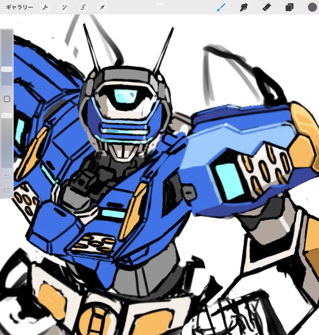 時間をかけてでかい絵描いてるとコンスタントに絵を投稿できないのが 