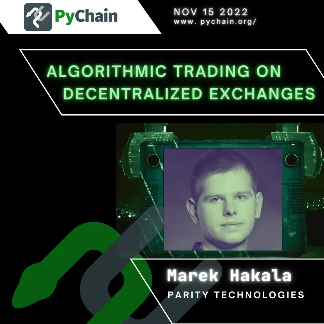 PyChainConf's tweet photo. We're excited to have @HakalaMarek from @ParityTech speaking at @PyChainConf . To know more about Troy, check out : https://t.co/vEC7Bz861T
#PyChain is free for all the attend! Register now! : https://t.co/x0dbZK3oid https://t.co/VKH2wuMMMn