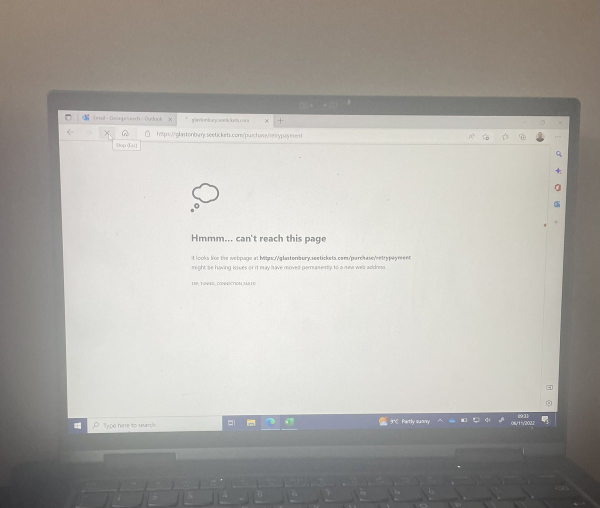 daniellebaconxo's tweet photo. Shambles. Ridiculous when you have tickets secured then the page crashes on payment. Then no one else can use your registration codes as they are still held on a frozen page. Can anyone help @glastonbury @seetickets https://t.co/jhnY7leei2