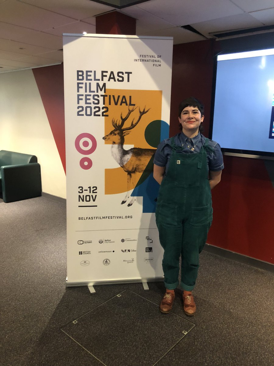 SafeasHousesSF's tweet photo. Thank you @BelfastFilmFes1 @rozebaker and the festival team for a gorgeous day of screenings, Q&amp;As and meeting other filmmakers 🦌💛 can’t wait to come back. https://t.co/EusLjyAdfm