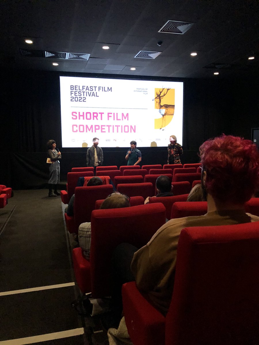 SafeasHousesSF's tweet photo. Thank you @BelfastFilmFes1 @rozebaker and the festival team for a gorgeous day of screenings, Q&amp;As and meeting other filmmakers 🦌💛 can’t wait to come back. https://t.co/EusLjyAdfm