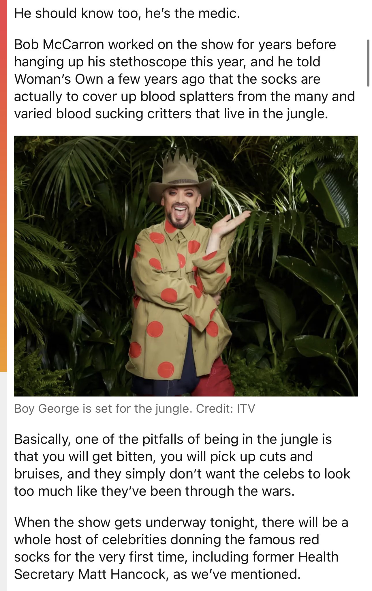 LADbible on Twitter "🔔 I’m a Celeb medic explains why contestants