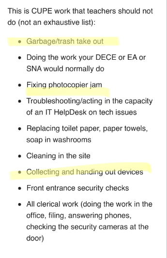 @jennyleeshee <a href="/gator_gum/">Gator⚡Gum</a> can you amplify please.

From ETFO - we are not allowed to distribute devices as that is a CUPE person job! - so what happens now?