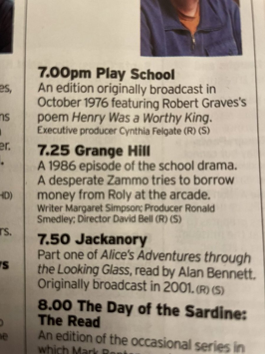 Looking forward to watching episode 14 series 9 Grange Hill on BBC4 19.25 this evening #memories