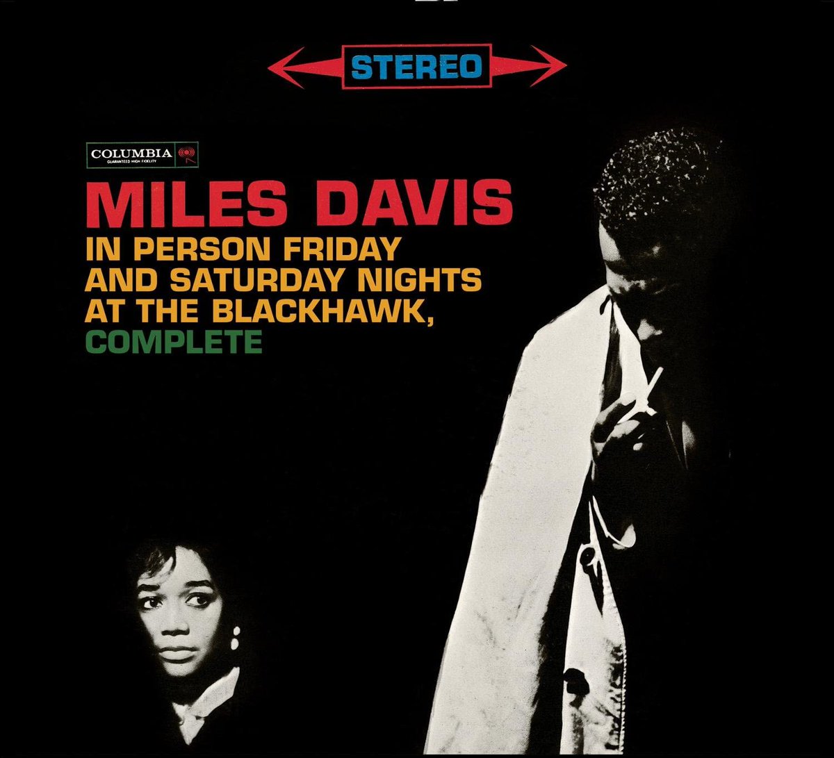 Miles Davis In PersonFriday & Saturday Nights at the Blackhawk, Complete (1961)
#NowPlaying 'CD4' 'Autumn Leaves', 'Neo', 'Two Bass Hit', 'Bye Bye(Theme)', 'Love, I've Found You', 'I Thought About You', 'Someday My Prince Will Come', 'Softly As in a Morning Sunrise'