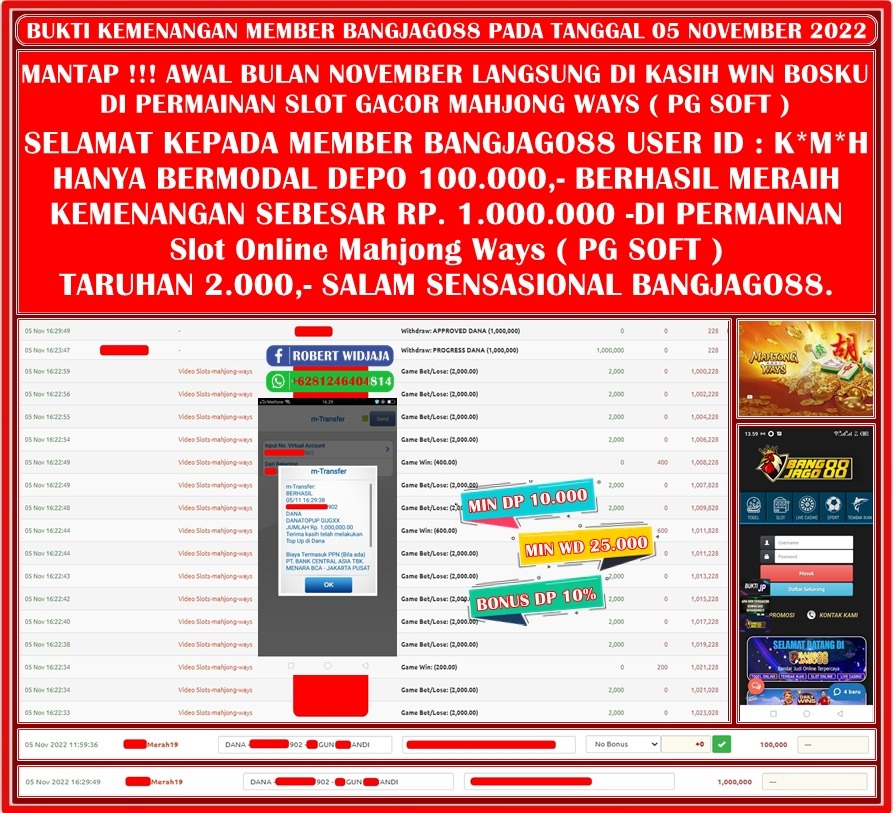 DewiLiu88's tweet photo. ➡️BANGJAGO88 DEPO PULSA TANPA POTONGAN
���️MINIMAL DEPO Rp.10.000
➡️POLA SLOT AUTO MAXWIN
➡️https://t.co/qp0TO78aTH 
#slot #slotgacor #slotonline #polaslot #trikslot #tipsslot #bocoranslot #bonusslot #slotpulsa #rtp #slotdana #rtpslot #rtpgacor #rtplive #maxwin #jppaus #bangjago88 https://t.co/6XWRxi1t93