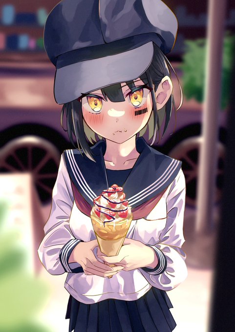 食べる?#創作 #うちの子 