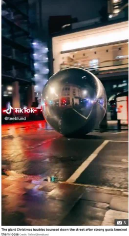 『GANTZ』のあの球体が現実世界に登場！？ロンドンにて、銀色の巨大な球体が発見される