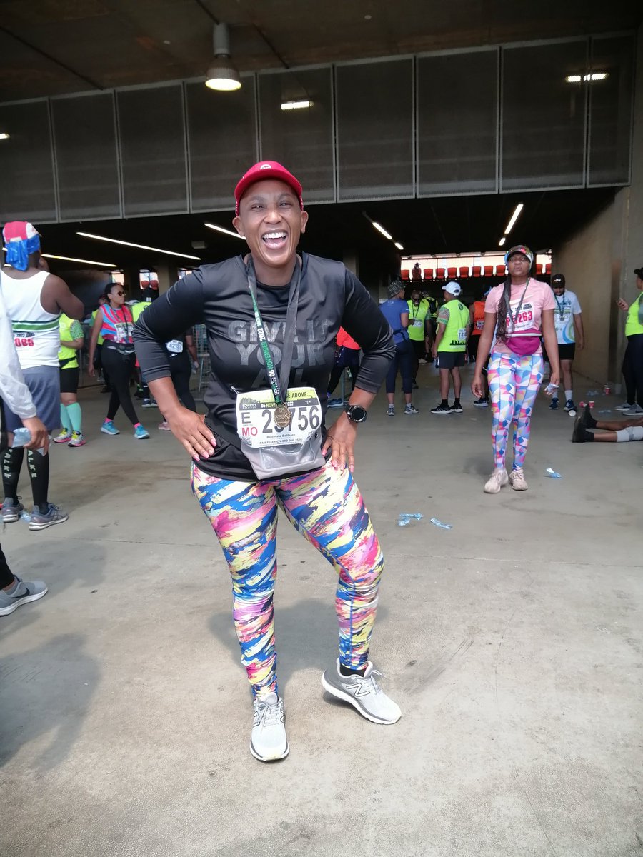 Marathon finisher 😊😊#SowetoMarathon