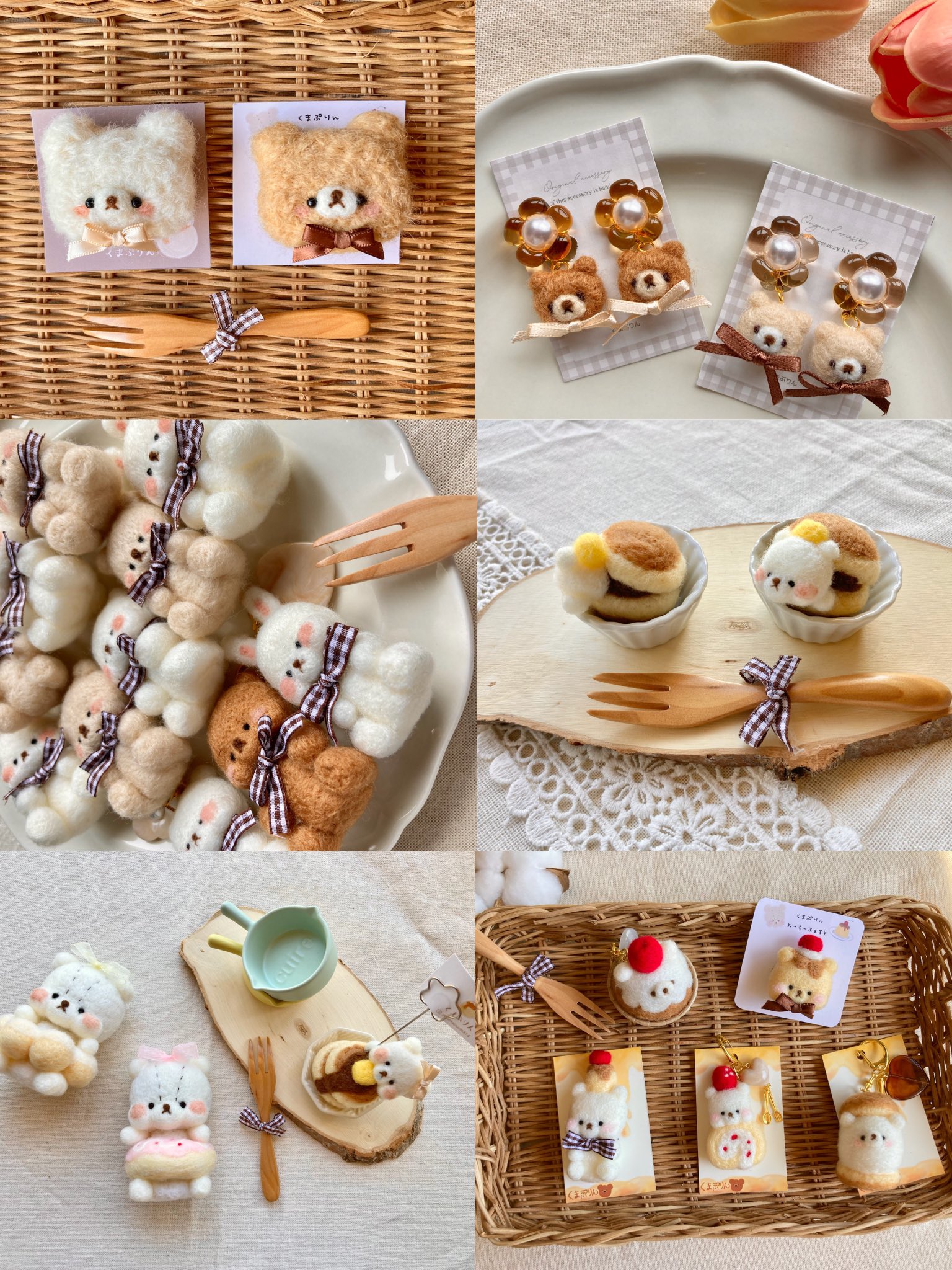 羊毛フェルト 猫 ハンドメイド チョコぷりん kuu*さんの 羊毛フェルト作品がきています。 可愛らしい被り物し