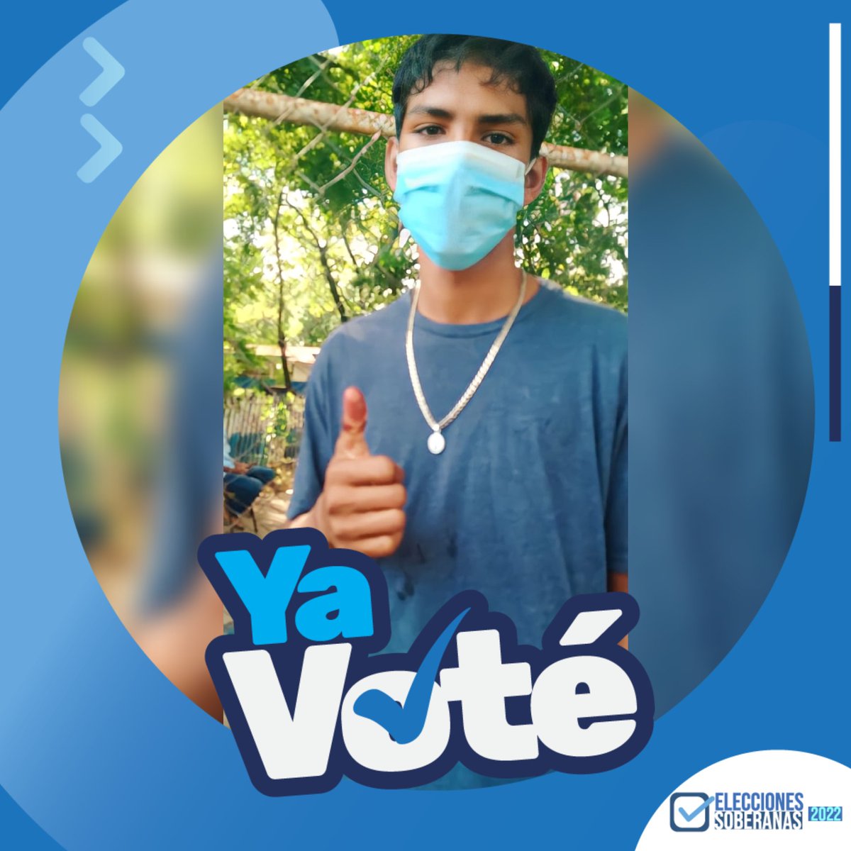 Ejerciendo el derecho al voto por primera vez en estas #EleccionesSoberanas2022 en #Nicaragua <a href="/CTipitapa/">ComunicacionTipitapa</a> <a href="/FloryCantoX/">Flor y Canto 🇳🇮</a>