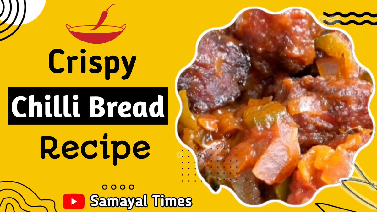 SamayalTimes's tweet photo. எளிதாக சில்லி பிரட் செய்வது எப்படி | Crispy Chilli Bread Recipe in tamil | Samayal Times #chillibread
#chillibreadrecipe
Watch full video; https://t.co/cDVvBrXdla https://t.co/sHljvlYuzu
