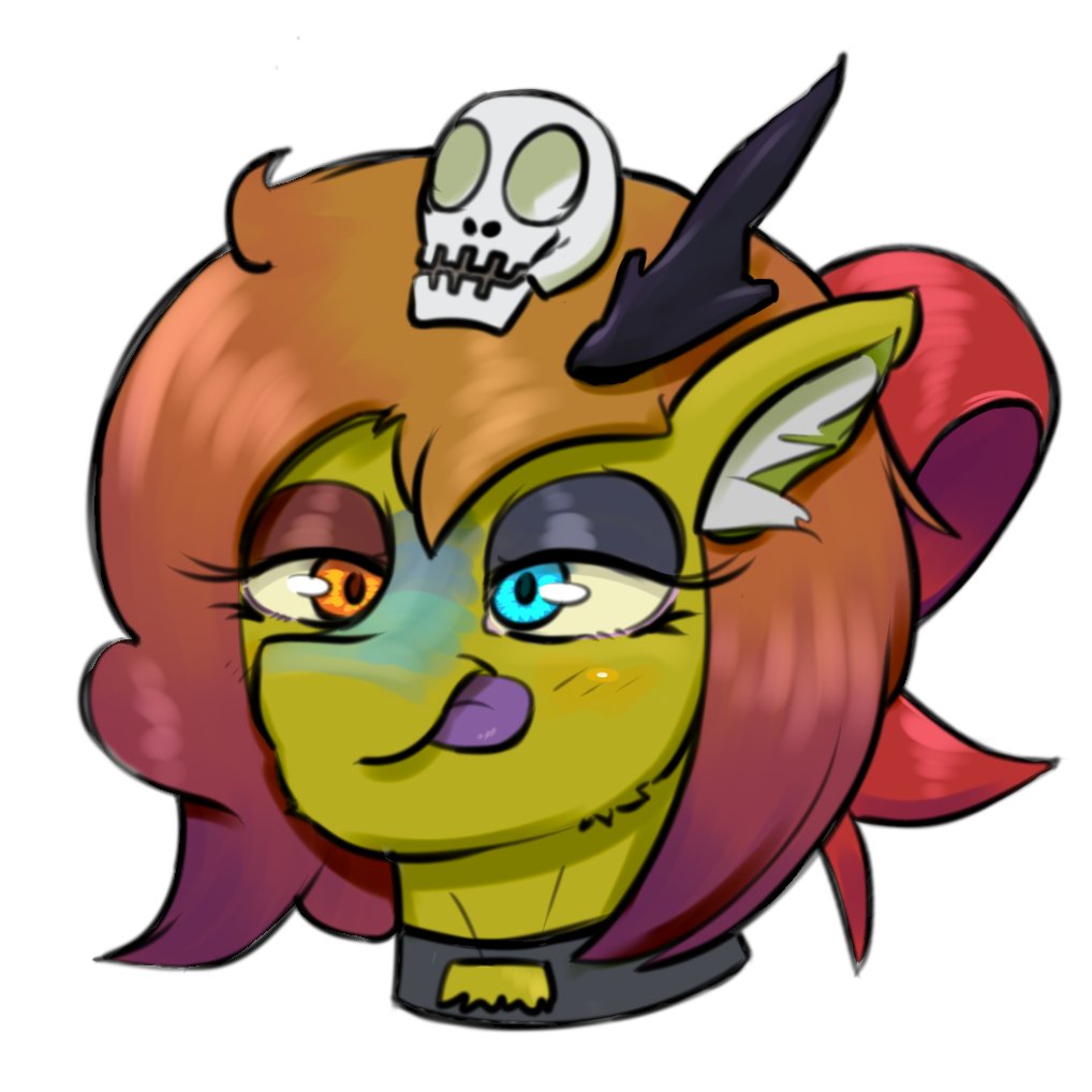 First pony I'm drawing since... years.
This is Spoop, One of my most Favourite OCs on Pony.town ! (Here's the original appearance : puu.sh/JqS5H.png)