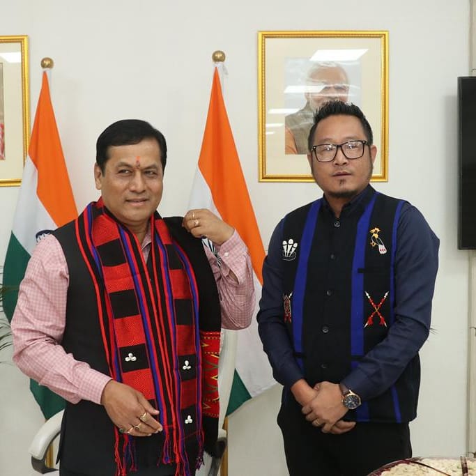 SubenthungK's tweet photo. Had a meaningful meeting with Shri.  Sarbananda Sonowal hon'ble Union Minister of Port, Shipping, Waterways and Ayush Government of India at his official residence in Delhi.

@JPNadda @blsanthosh @sarbanandsonwal @BJP4Nagaland https://t.co/HaRryKGuT6