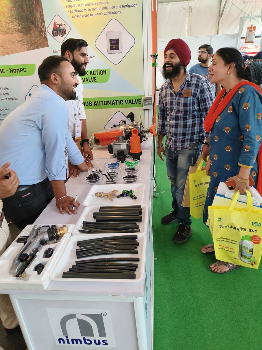 NimbusPipesLtd's tweet photo. #Day3 at CII AgroTech 2022, Chandigarh. #nimbuspipeslimited #PDMC #jaljeevanmission #CIIAGROTECH2022 #PEPipes #microirrigation #agriculture #growers #Horticulture #Waterproductivity #watermanagement @ArvindKPathak16 @PravinLath @SushilK83 @RPYadav21 https://t.co/e381XZ3viE