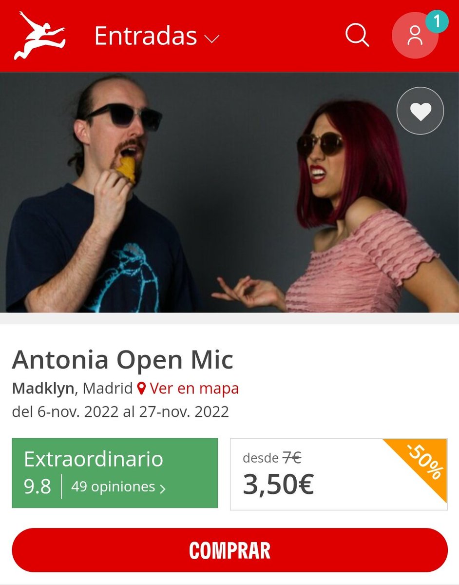 Gozalo_Alex's tweet photo. Pocos presentadores con tanto flow. ¡Vente hoy a @AntoniaOpenMic!
A las 20:30 en Madklyn y con las entradas tiradas de precio:
https://t.co/W9yI23Lh8X https://t.co/KKZ19FIpmX