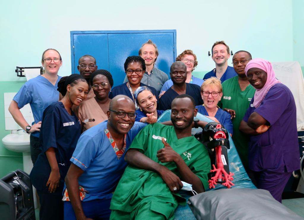 Twitter. I give you the best endoscopy team across Europe and Africa. Challenge us if you like, we'll take on all comers