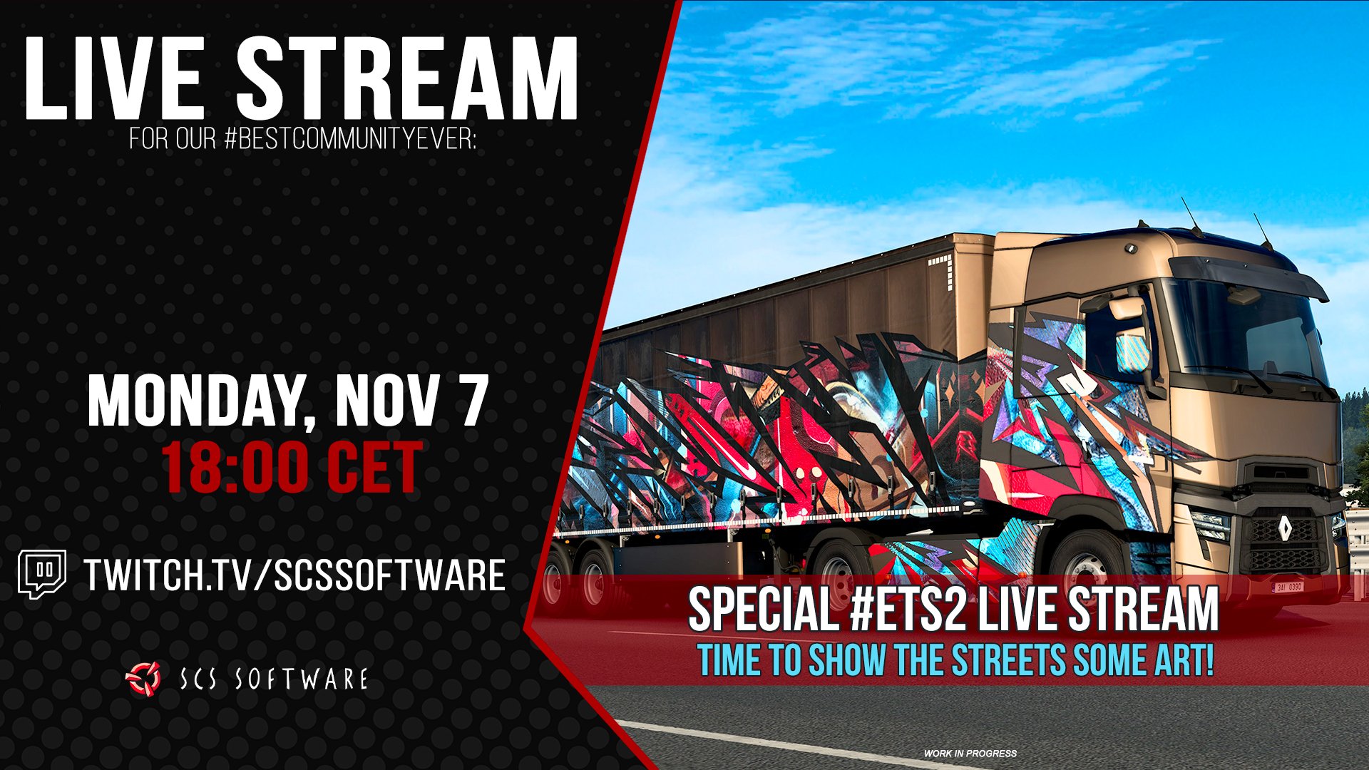 SCS Software on Twitter "Join us tomorrow as we will hit the roads of