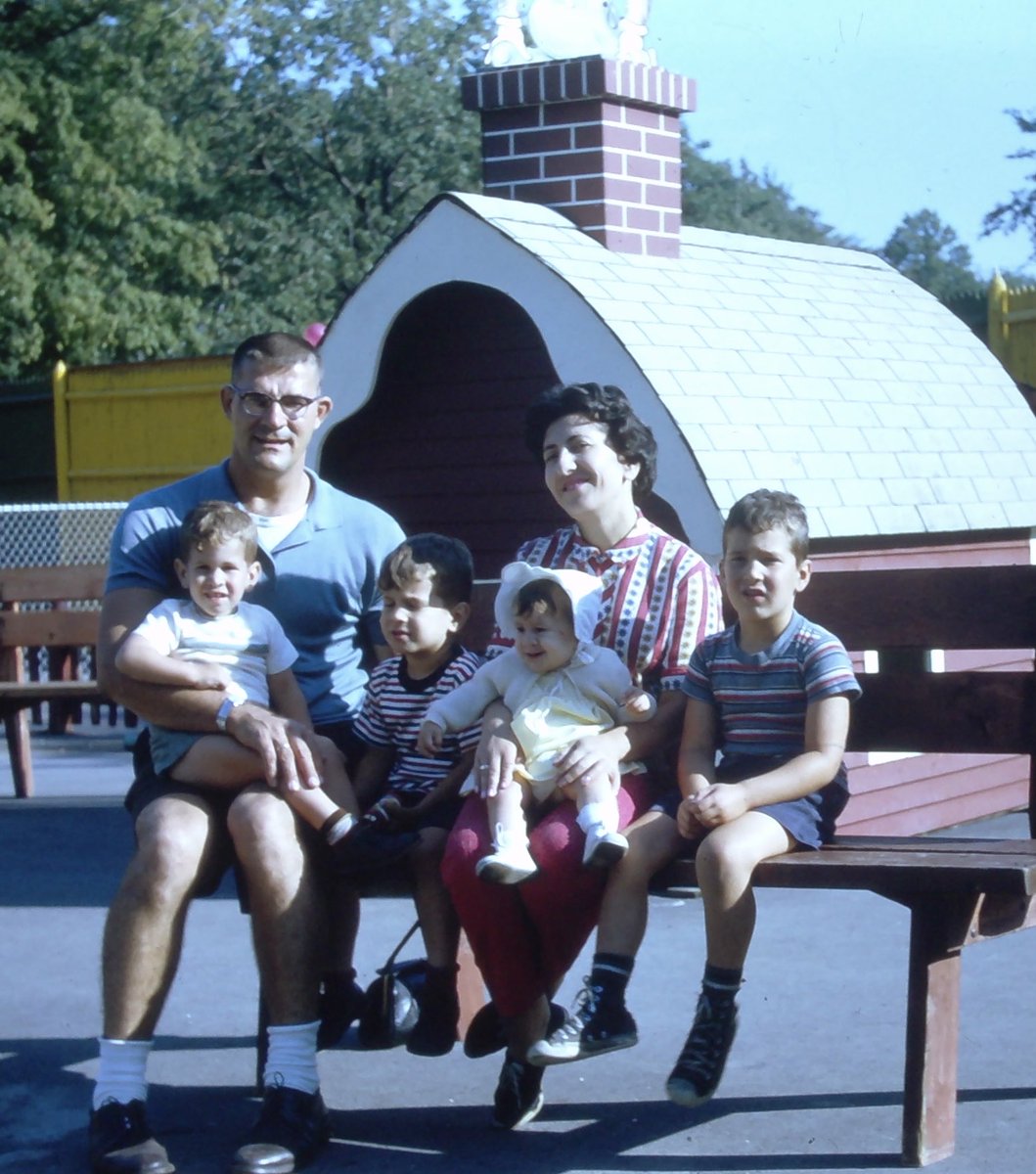 FrTimSJ's tweet photo. On this my 60th birthday I thank God for my family ⁦@fr_michaelk⁩ ⁦@MaryMcD05573225⁩ and especially my parents who are still living. I’m the little guy on the left and with God’s grace still living my faith to the full. https://t.co/0jnZf5bHRq