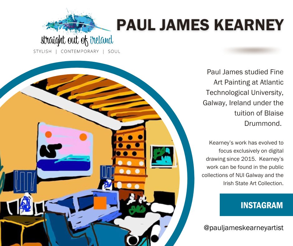 Our next Straight Out of Ireland artist is Paul James Kearney!

Check out Paul's digital art on Instagram at  
@ pauljameskearneyartist

#IDCPhila #irishartphiladelphia #straightoutofireland #IrishPhiladelphia
