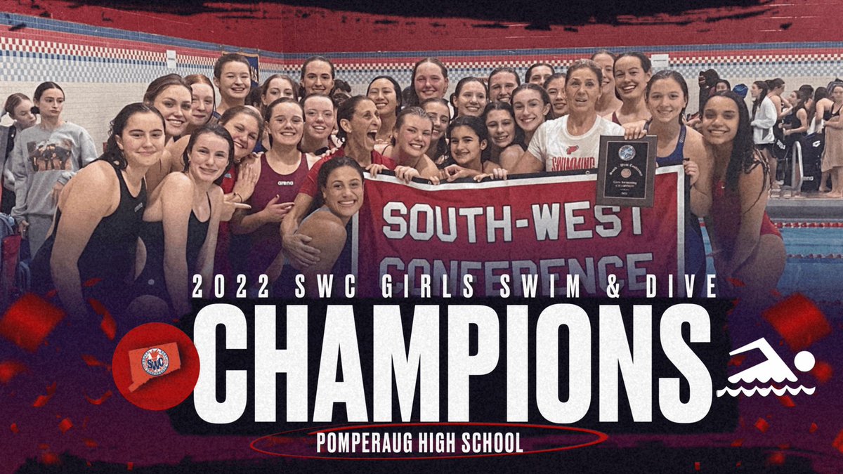 Congrats to Pomperaug Girls Swim and Dive for winning the SWC Championship!