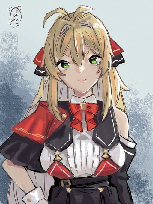 ちょっと騎士っぽい感じのアイドル衣装 #ツルマキマキ 