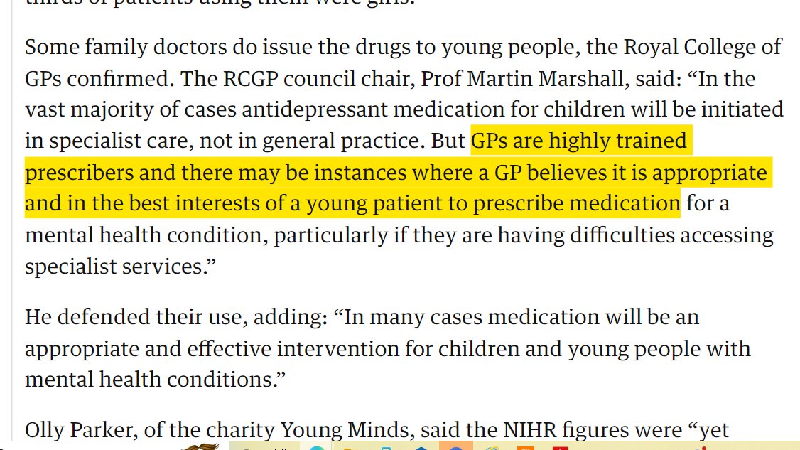recover2renew's tweet photo. @MartinRCGP @RCGP said "#GPs are #highlytrained #prescribers"
that's as may be but #prescribing can have many short- and long-term consequences ...
See #Antidepressed by @Antidepressed1 which carries a special section about #antidepressants and children.
https://t.co/tPlWnLyKDl https://t.co/ZmgGny3IFr