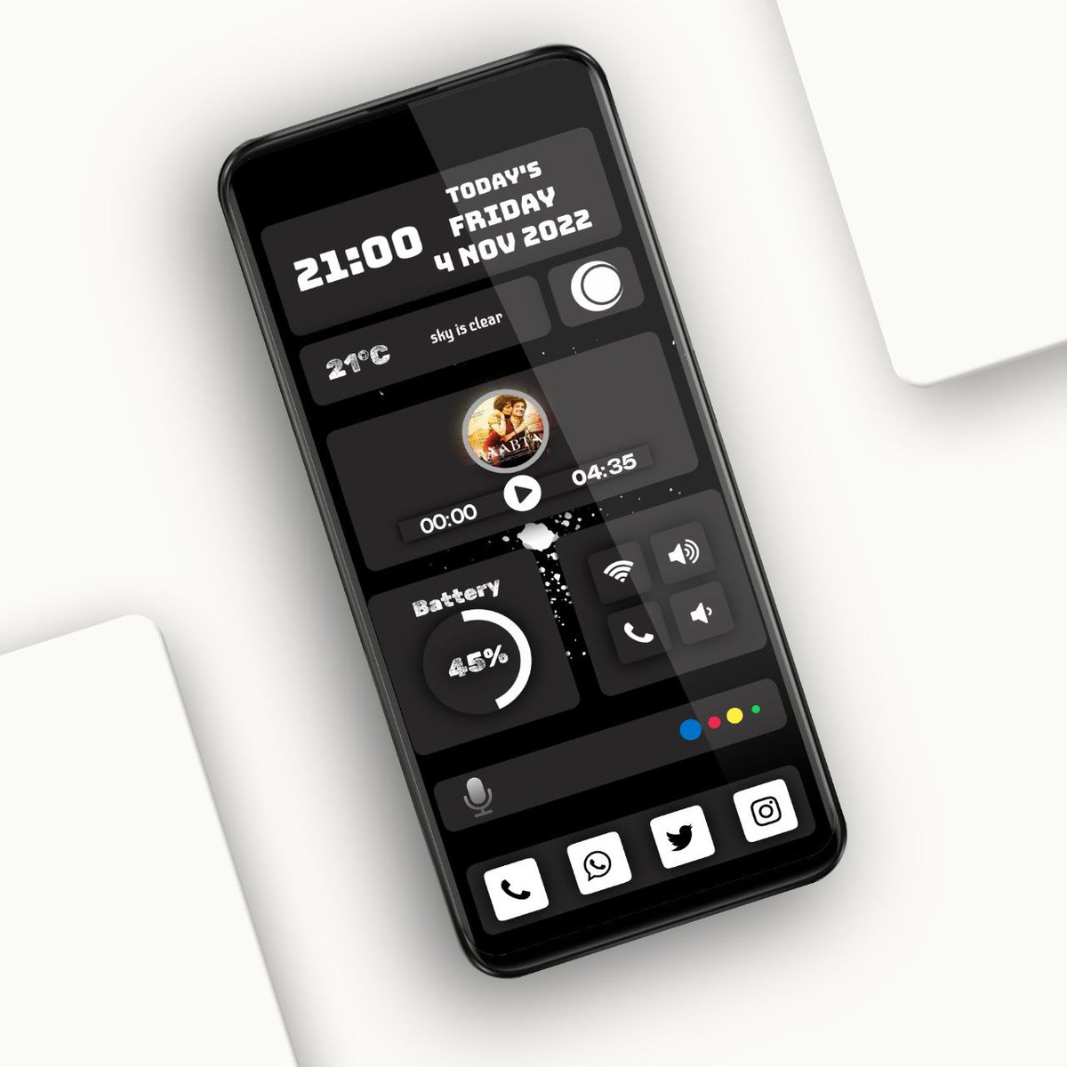 AceSetup's tweet photo. I'm Delighted to announce that our New App biChrome KWGT is now available on @GooglePlay

It is inspired by iOS and Monochrome theme.

In this initial release you will get 40 Premium widgets with regular updates till it reaches 70

Check the App here - https://t.co/Y5rVqWwgaV

RT https://t.co/fYhULiEliK