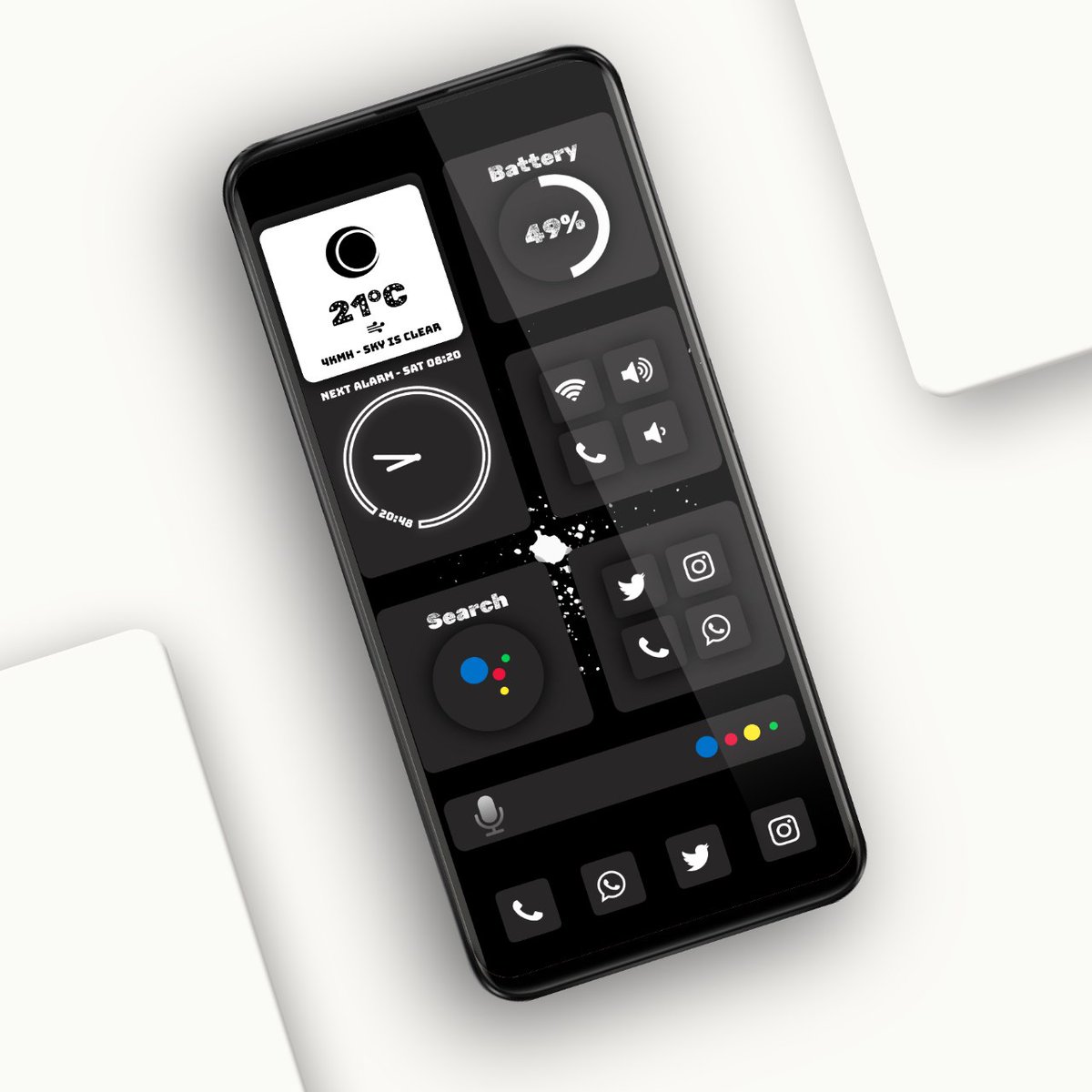 AceSetup's tweet photo. I'm Delighted to announce that our New App biChrome KWGT is now available on @GooglePlay

It is inspired by iOS and Monochrome theme.

In this initial release you will get 40 Premium widgets with regular updates till it reaches 70

Check the App here - https://t.co/Y5rVqWwgaV

RT https://t.co/fYhULiEliK