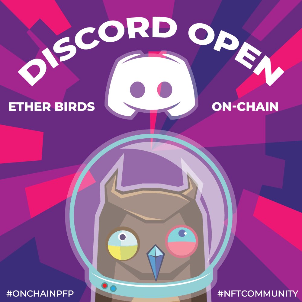 EthBirdsOnChain's tweet photo. 🚨🚨🚨
Hi everyone, Have a nice weekend !!!
Link discord for all #EBOC : https://t.co/NKAPDyKw4G !!!
Everyone who joins first day get "OG Birdie" role in discord !!! LFGGG https://t.co/GzUxh3GfXK