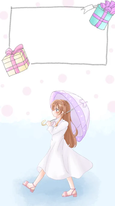 ロック画面初めて作ってみた 