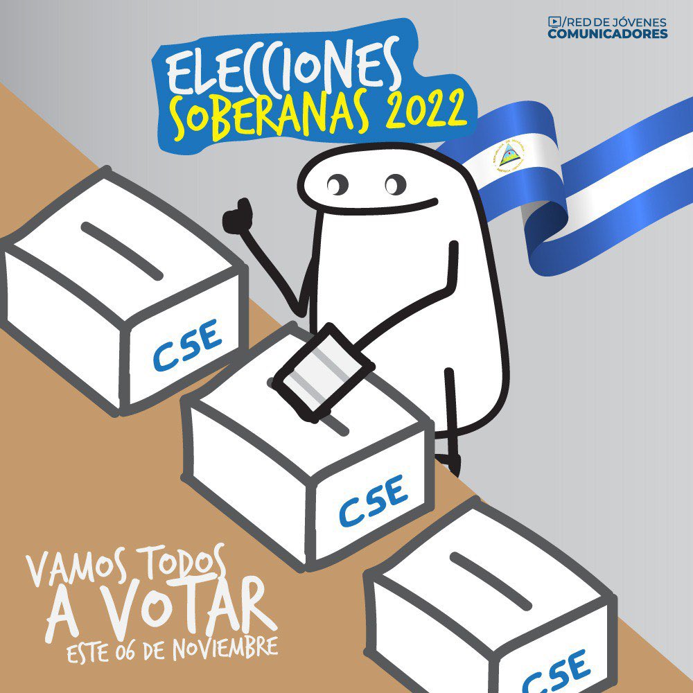 #Nicaragua está eligiendo a sus autoridades en los 153 municipios y ratifica su derecho a La Paz, el Amor y la Tranquilidad

#UnidosEnVictorias #EleccionesSoberanas2022 

<a href="/noelia_arauz/">𝙼𝚊𝚛í𝚊 𝙽𝚘𝚎𝚕𝚒𝚊 𝙰𝚛á𝚞𝚣🇳🇮</a> 
<a href="/LaZelayita/">La Zelayita 🇳🇮</a> 
<a href="/FloryCantoX/">Flor y Canto 🇳🇮</a>