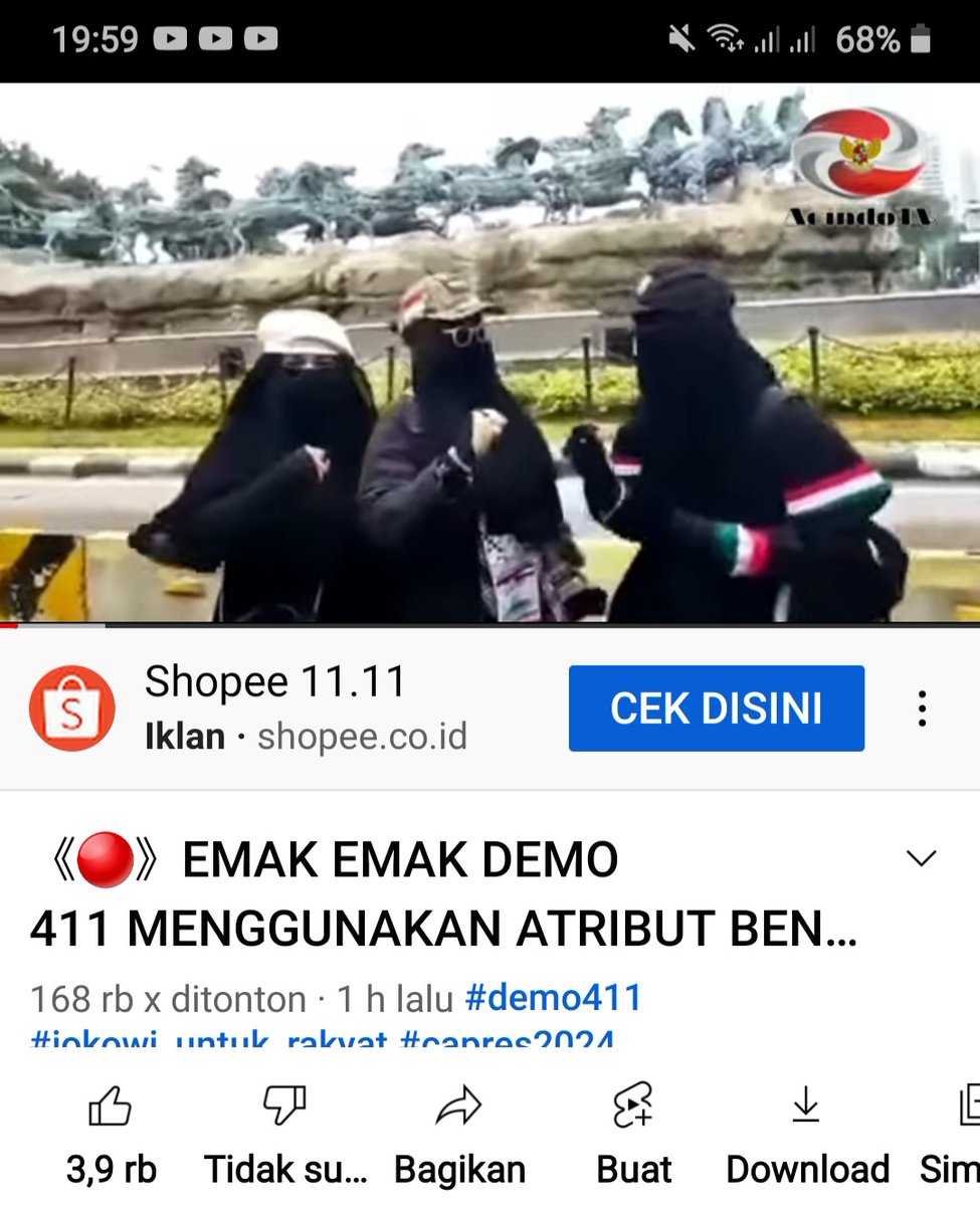 Ini koq ada warga negara palestina ikut demo turunkan Jokowi? Siapa mereka?