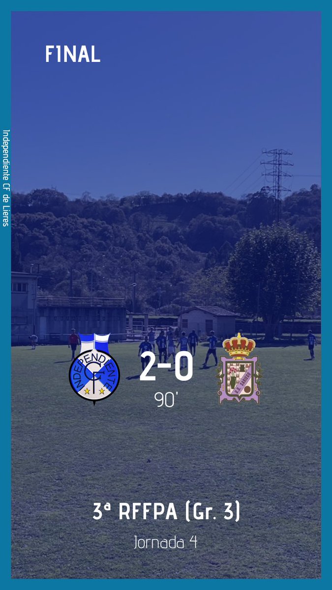 Victoria en el partido de hoy ante la UD Sariego por 2-0.

Goles de Dennis y Bango.

Seguimos.

#LieresEsFútbol