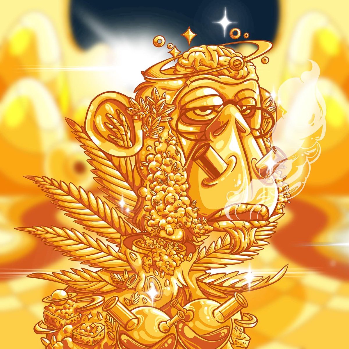 NAKAL_INC's tweet photo. @shilllin @AcidApesSociety is unleashin’  Mischief and Mayhem on the blockchain! They’ve sold out 2 days ago and will be revealing on 11/11. Also check out this #sneakpeek of one of their legendary 1/1! It’s not too late to #GoApeShit 

https://t.co/6cmmIlaR2c https://t.co/VYCqL2Ihe1