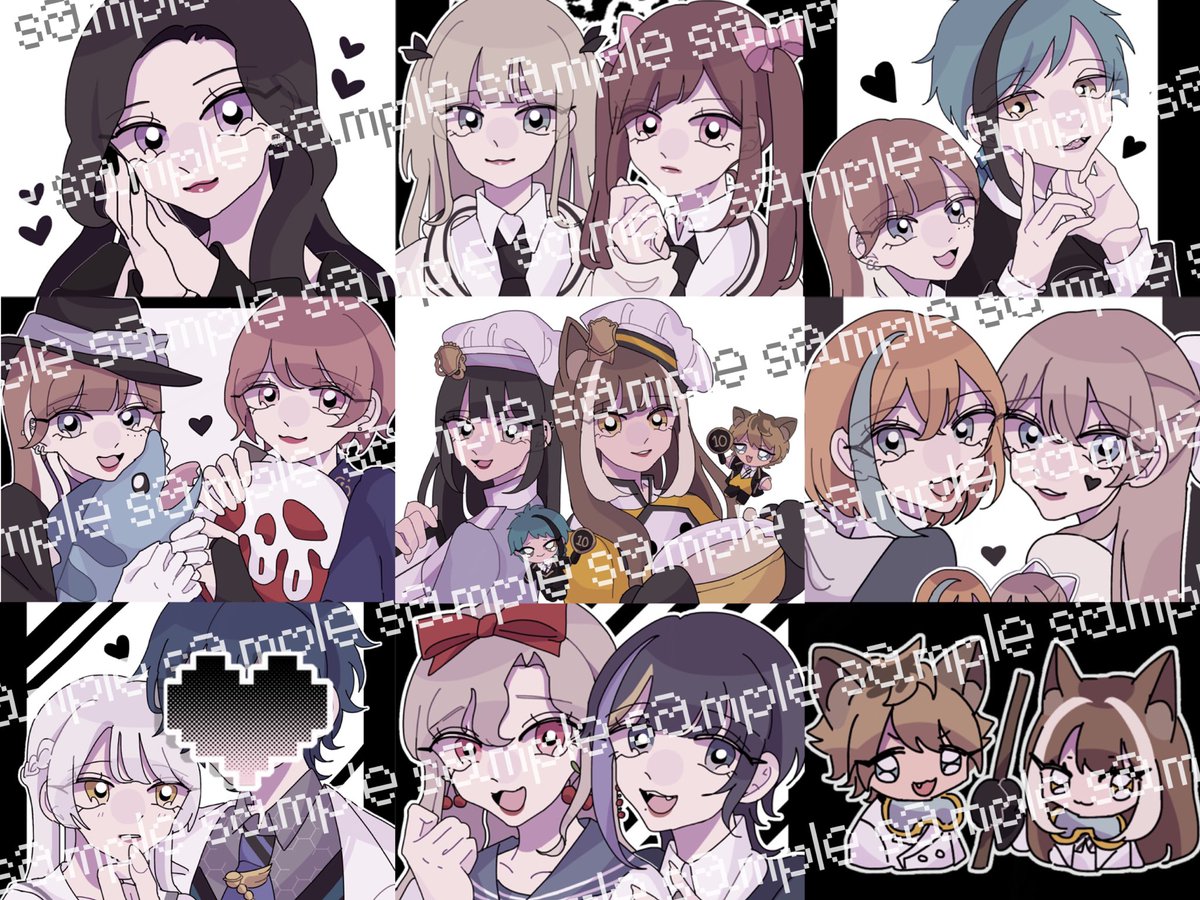 Bbnm02's tweet photo. サンプルを新しくしました💬♡ ［ https://t.co/3vtd2umcWq ］ご依頼や質問等お気軽にお願いしますㅜㅜ🎵  #夢絵依頼  #夢絵有償  #夢絵有償依頼 https://t.co/vDLx9n6hD4