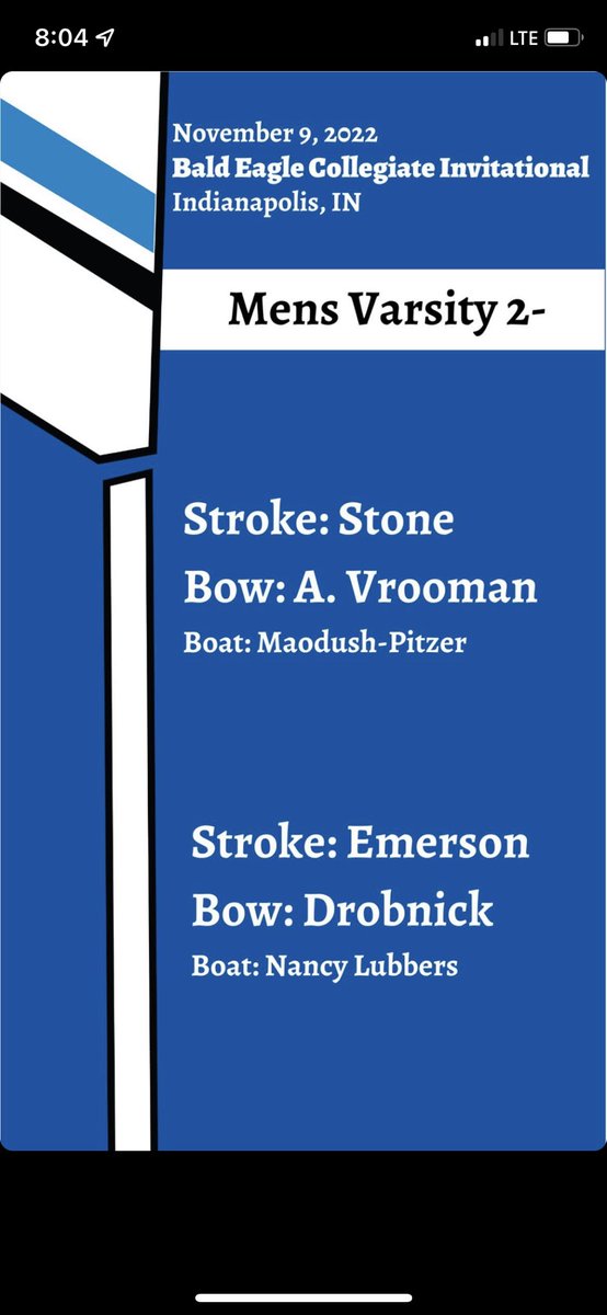 gvsu_rowing's tweet photo. Varsity &amp; Novice men small boats https://t.co/09Hoa48p2v
