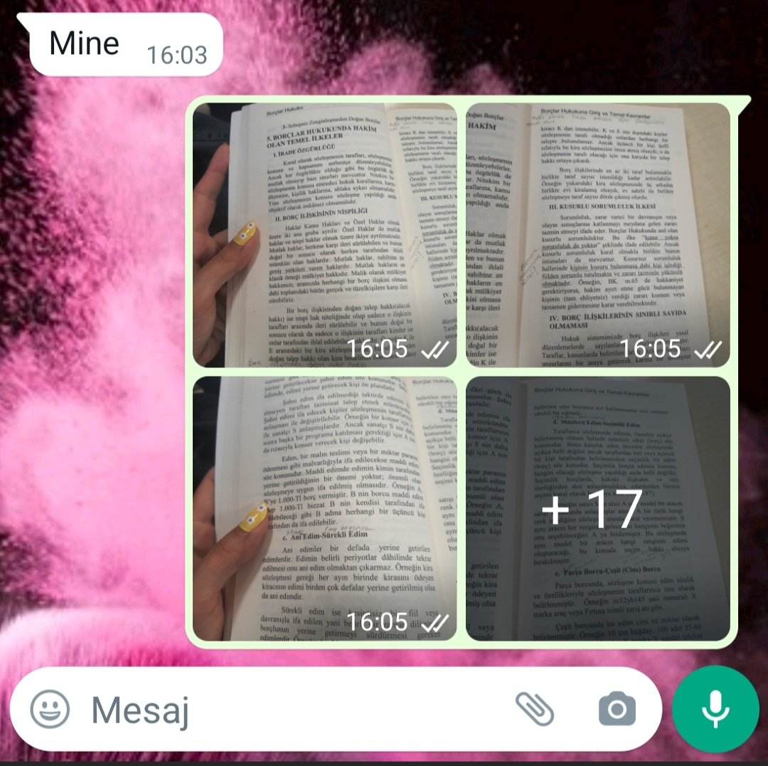 Sinavlar yaklasinca bizim iletisim sekli